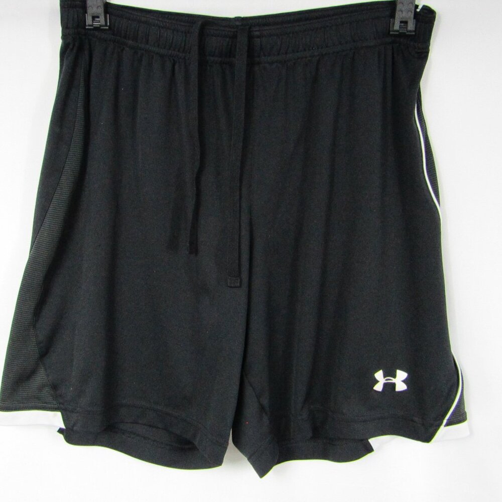 Under Armour | Women's | Black & White | Draw String | Medium | Athletic Shorts